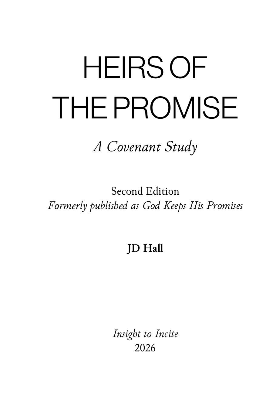 Heirs of the Promise
